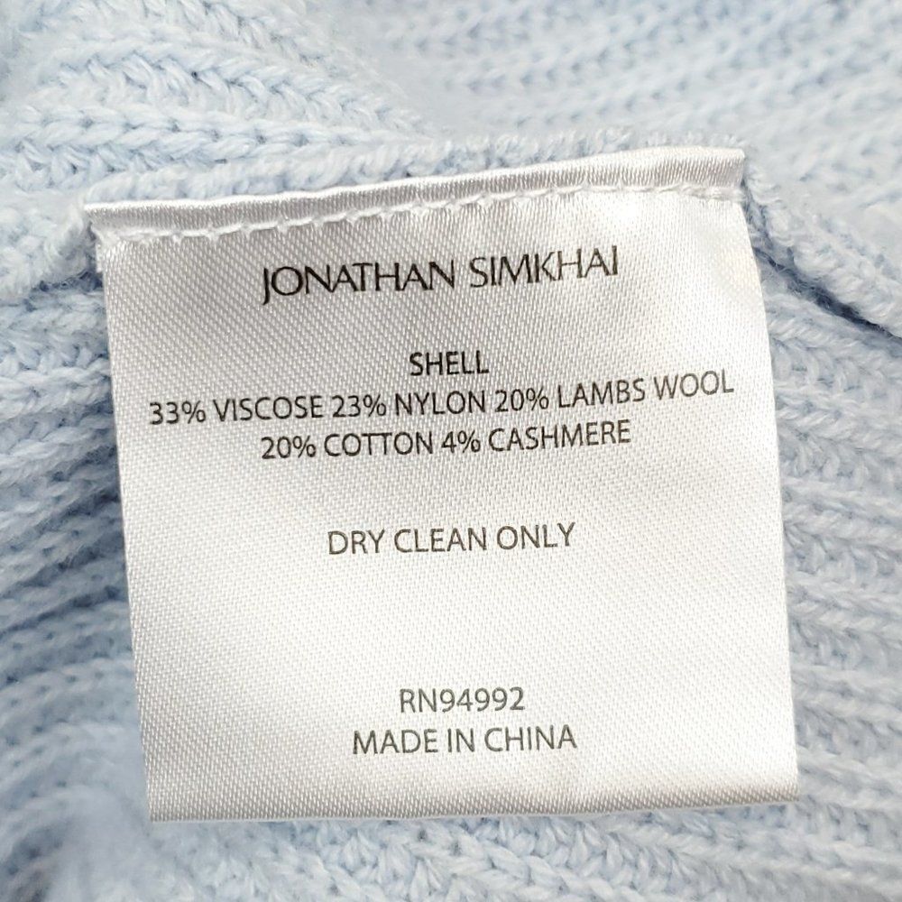 Jonathan Simkhai Clarice Ribbed Knit Cardigan Medium - Picture 15 of 15